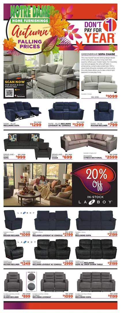 Notre Dame Home Furnishings Flyer