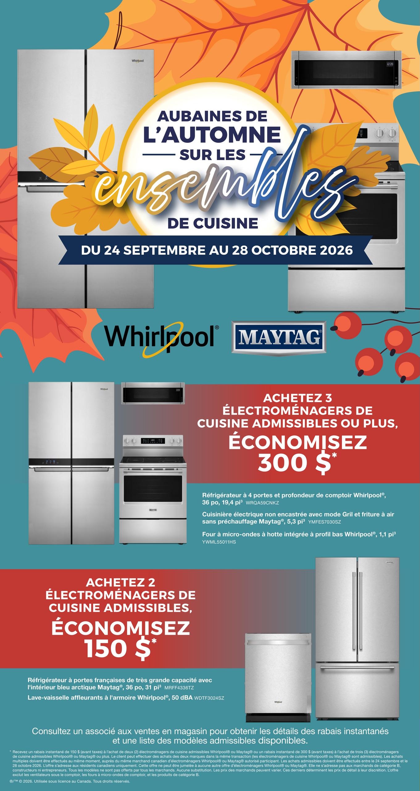Les Appareils Menagers J.M. Brisson flyer page 1