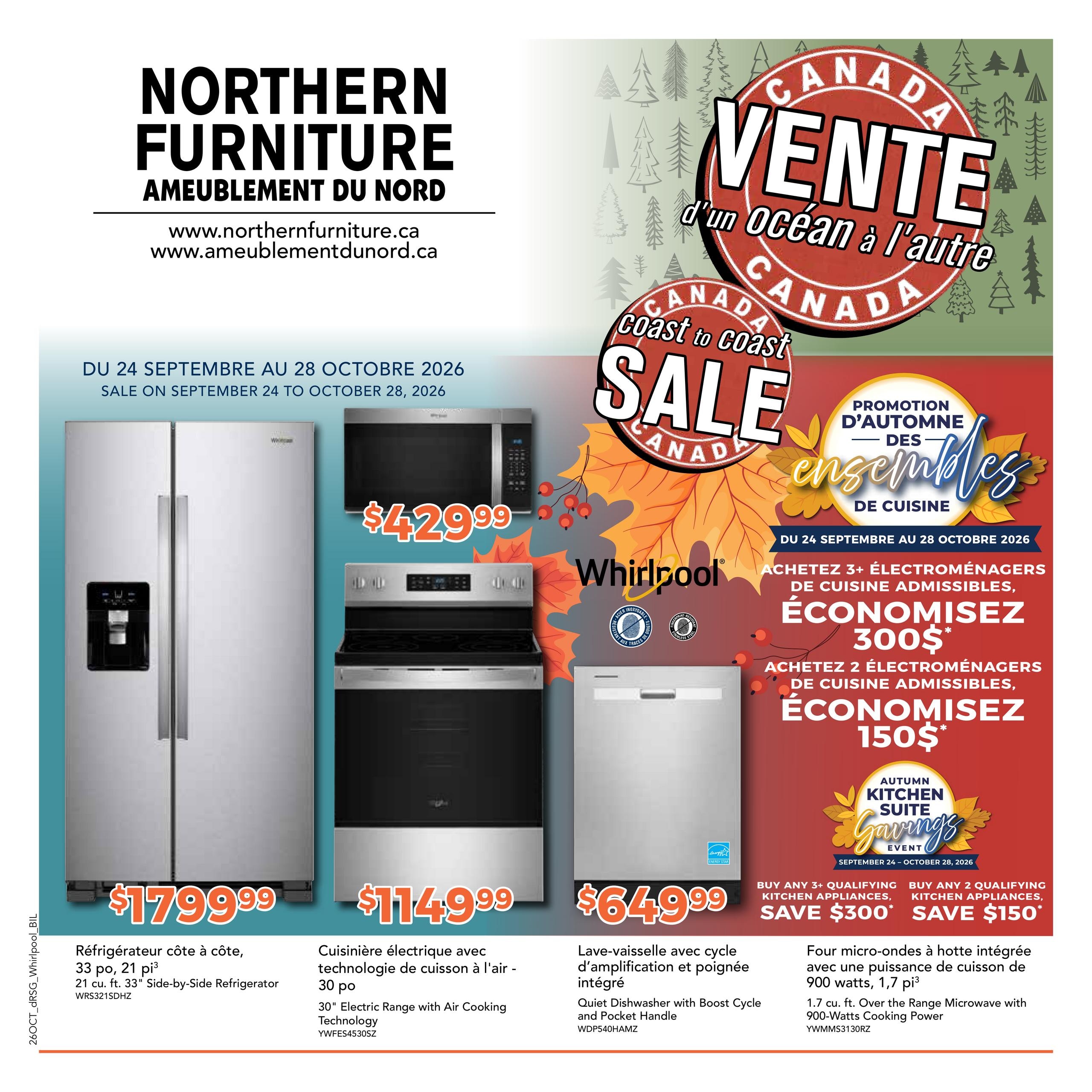 Northern Furniture flyer page 1