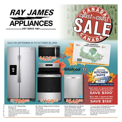 Ray James Appliances Indexed Monthly
