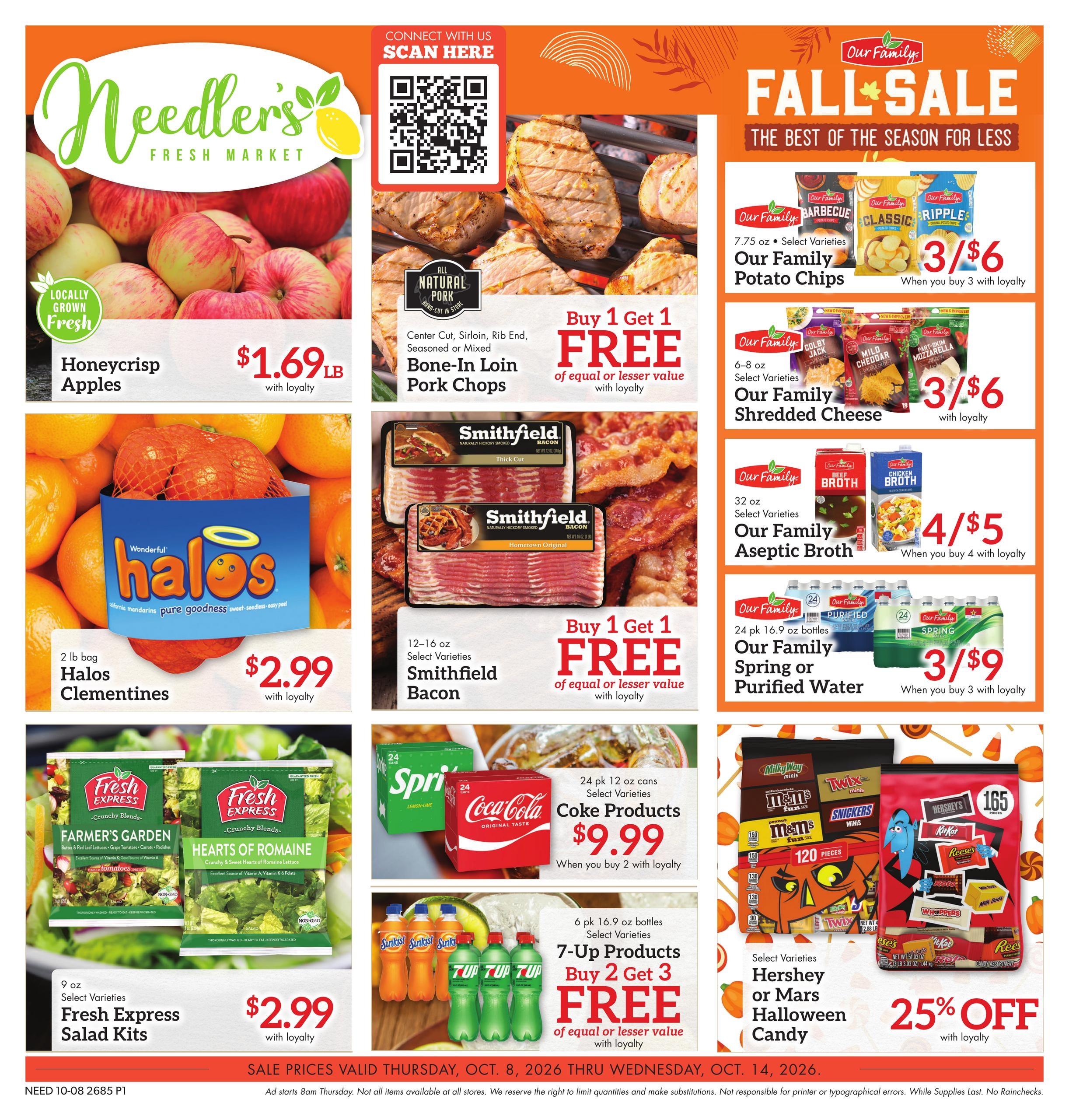 Needler's Fresh Market weekly ad page 1