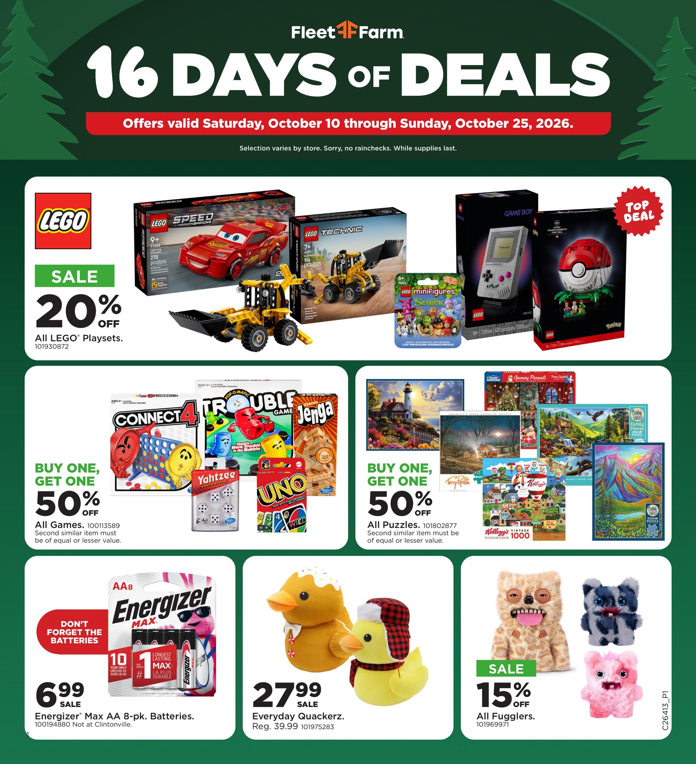 Fleet Farm weekly ad page 1