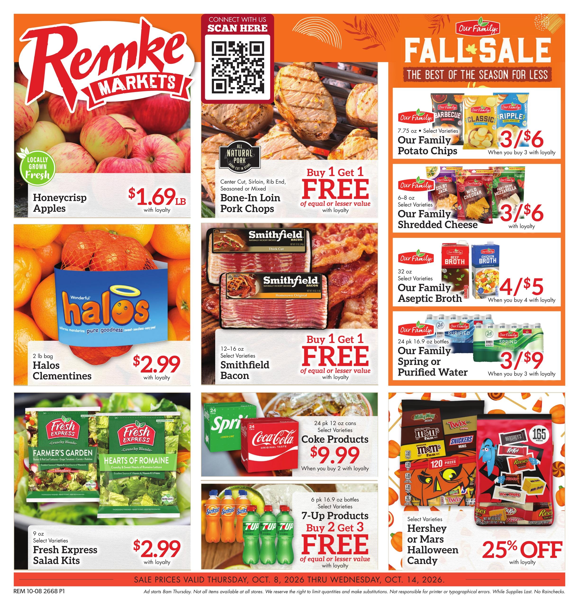 Remke Markets weekly ad page 1