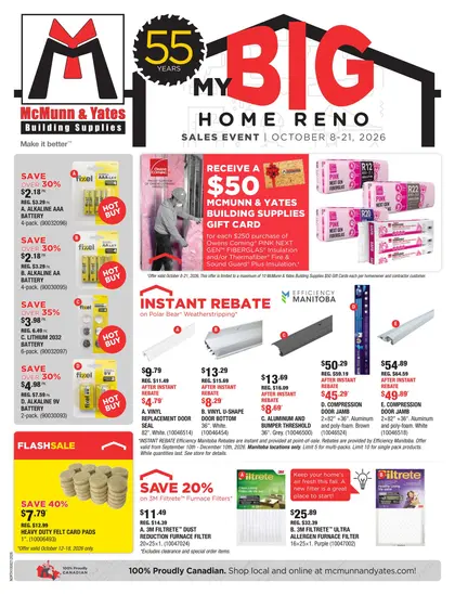 McMunn & Yates Building Supplies Flyer