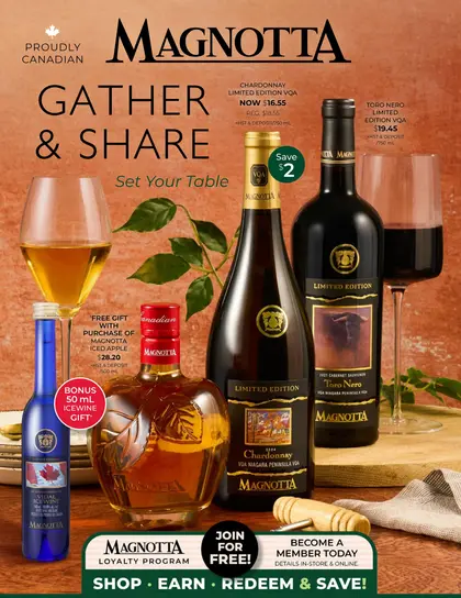 Magnotta Wines, Beers and Spirits Bimonthly Flyer