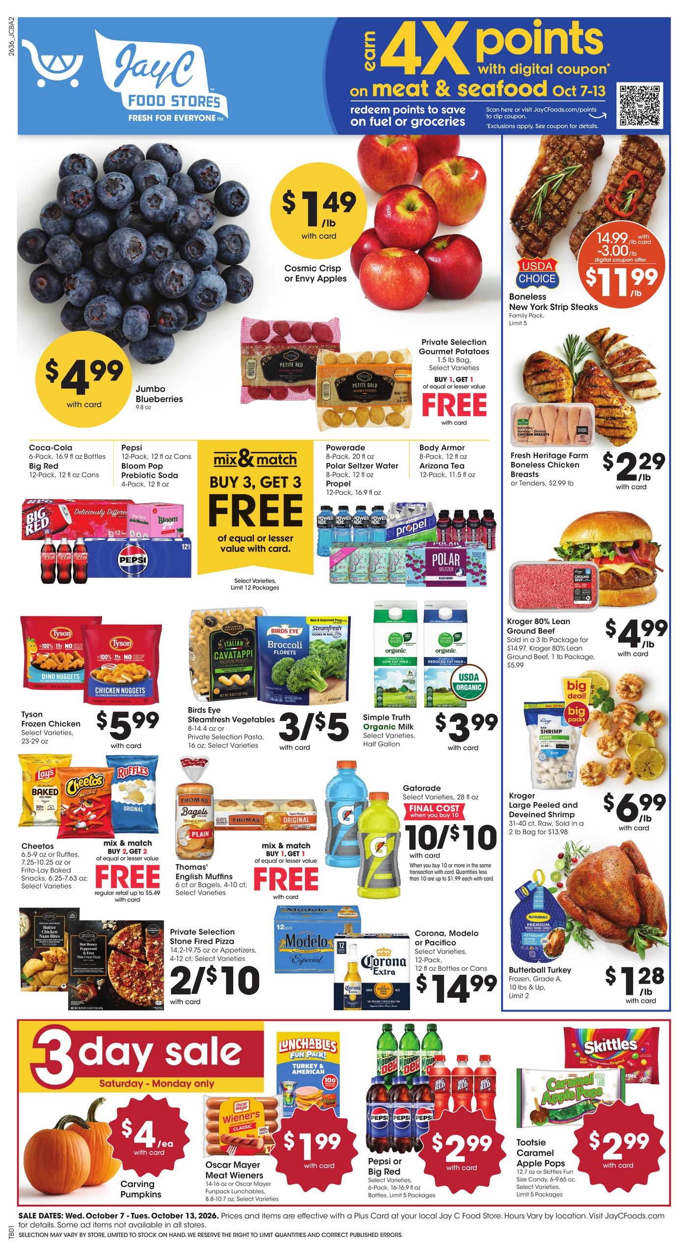 JayC Food Stores weekly ad page 1