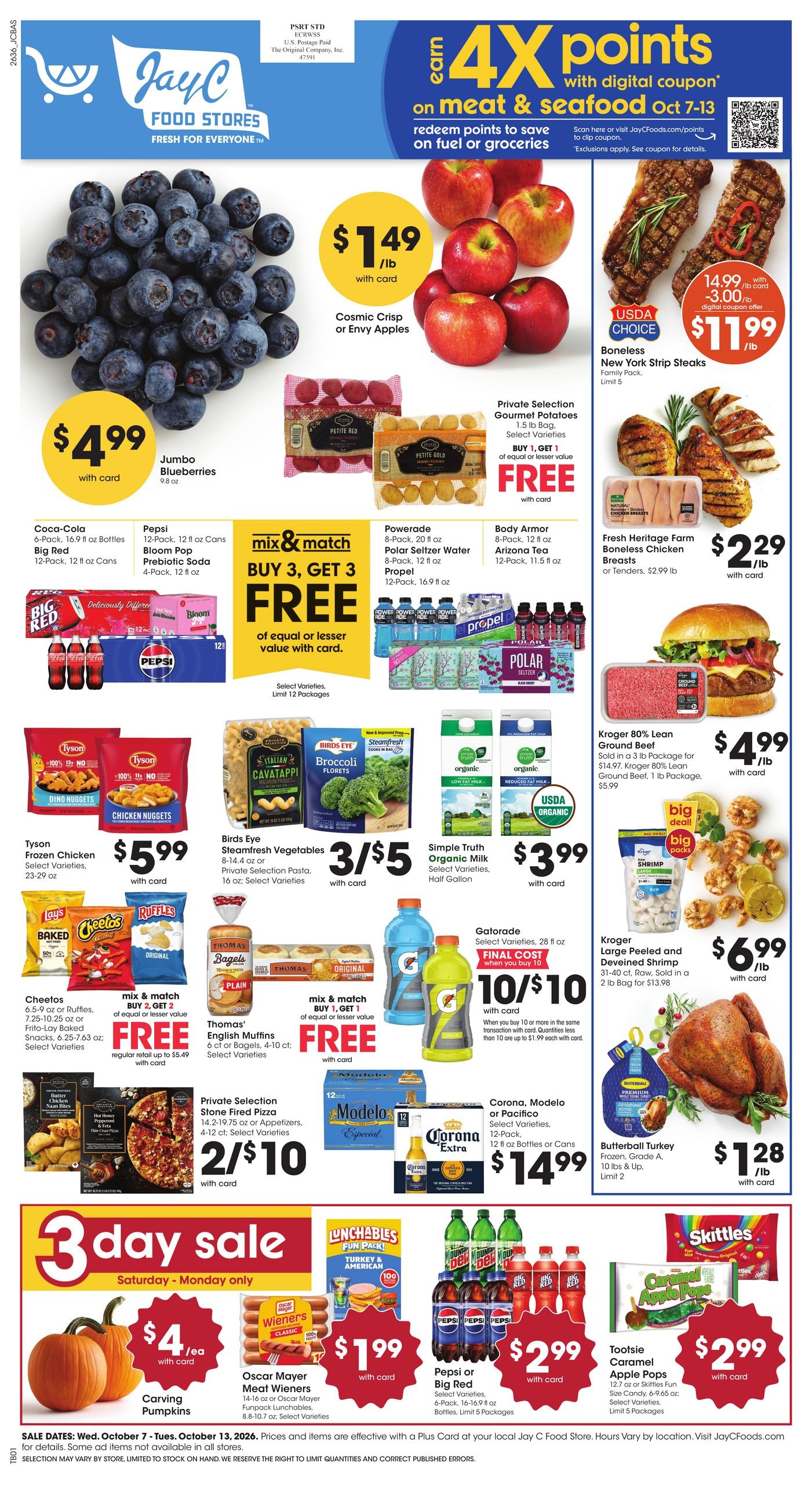JayC Food Stores weekly ad page 1