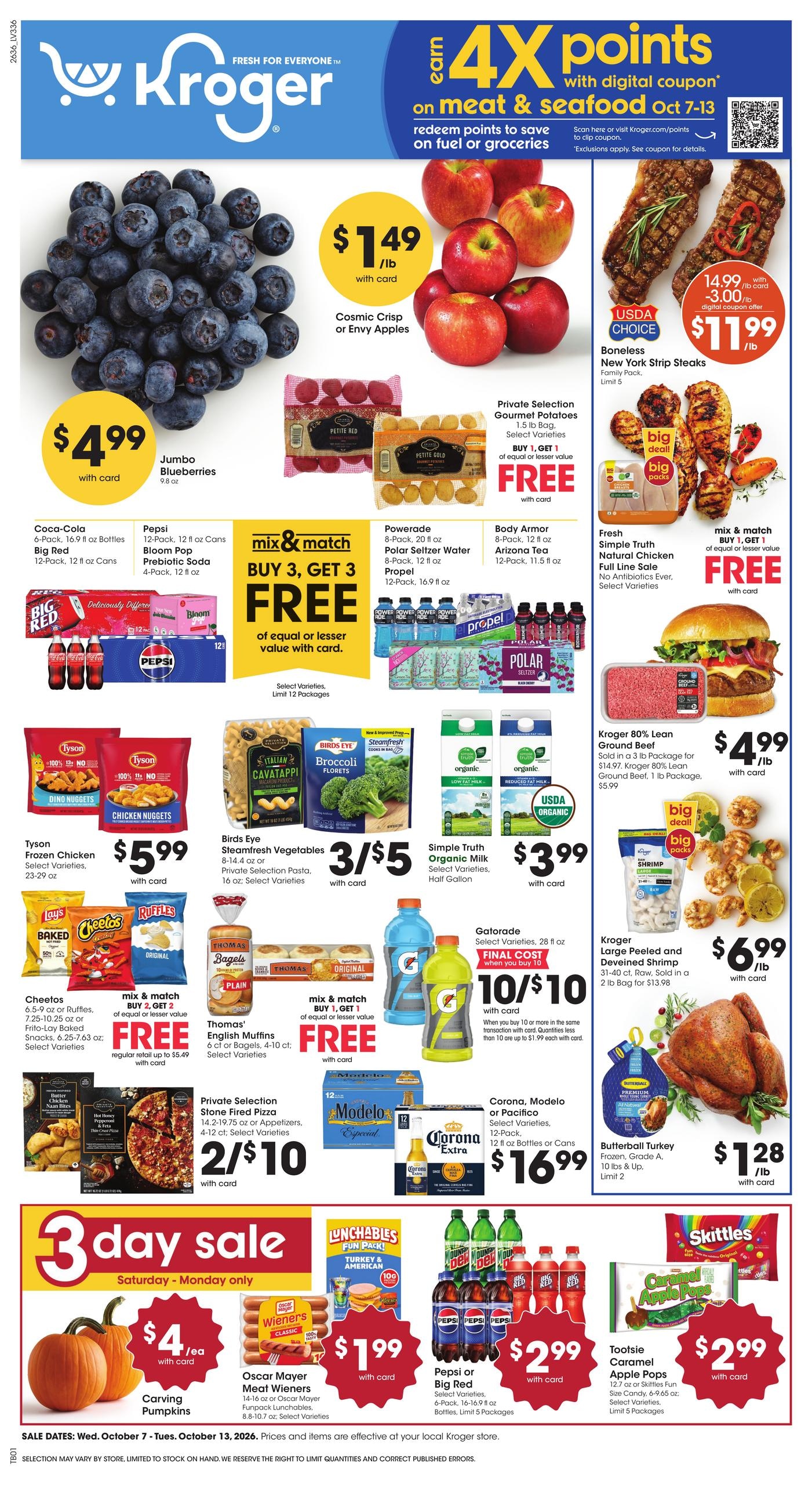 Kroger weekly ad page 1