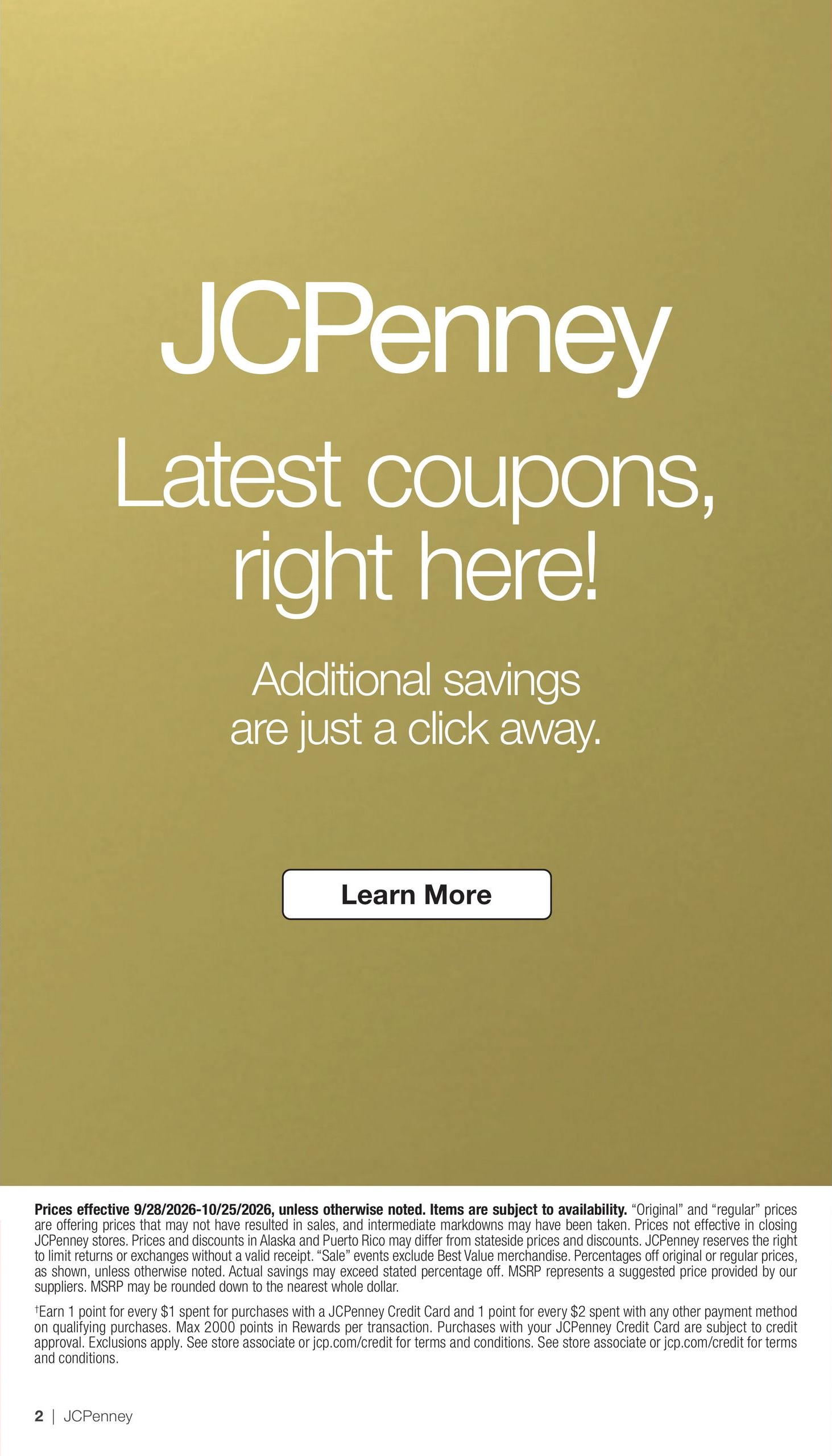 JCPenney weekly ad page 44