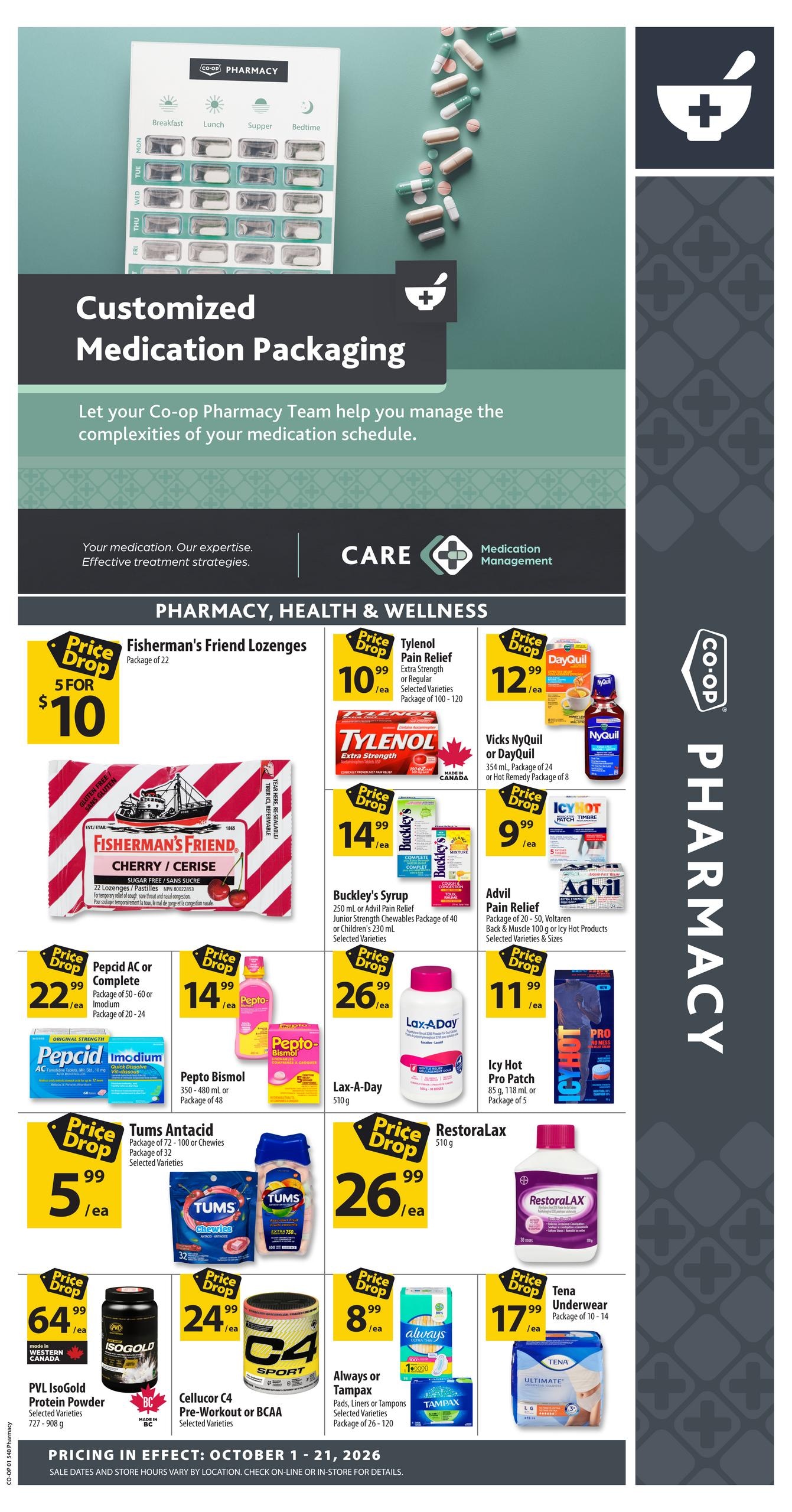 Co-op flyer page 1
