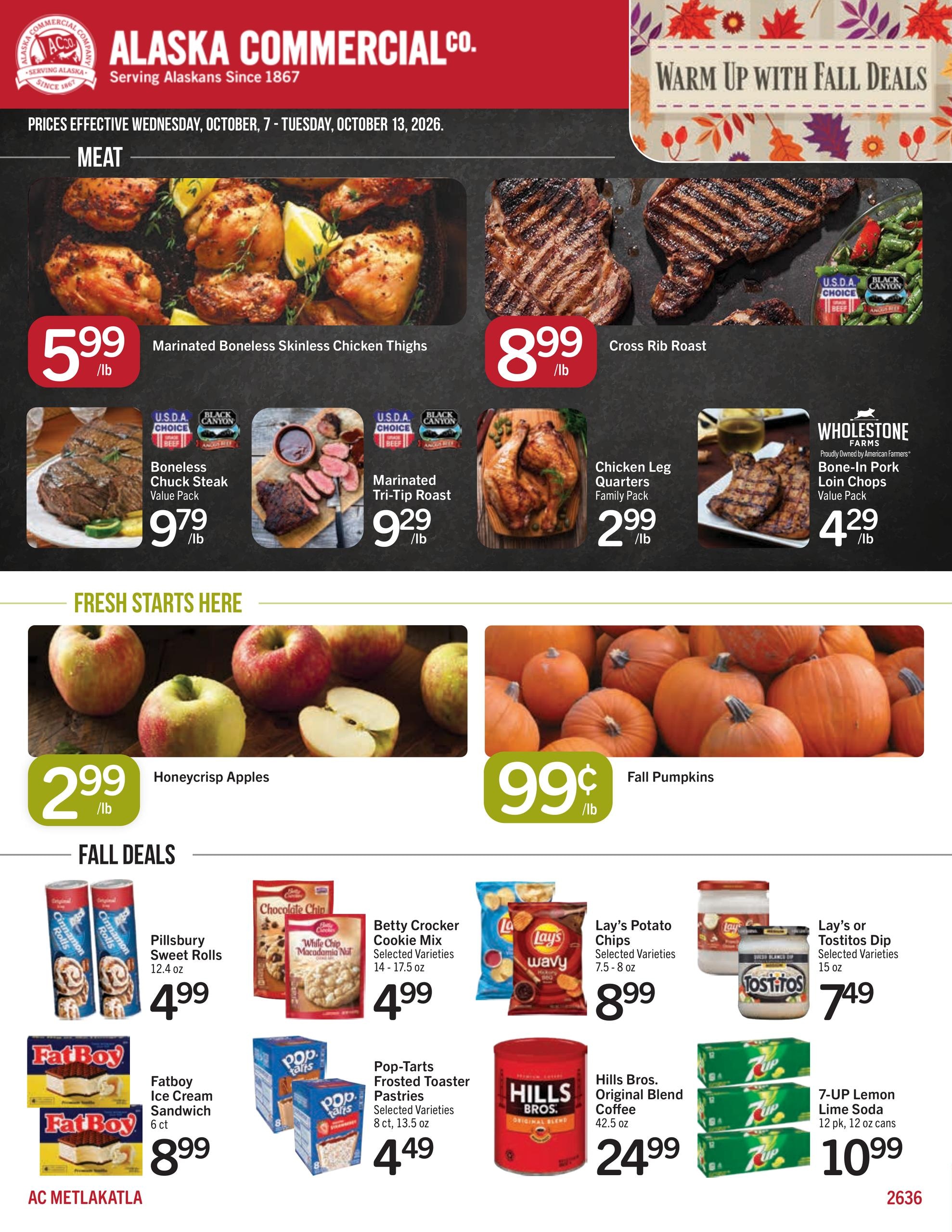 Alaska Commercial weekly ad page 1