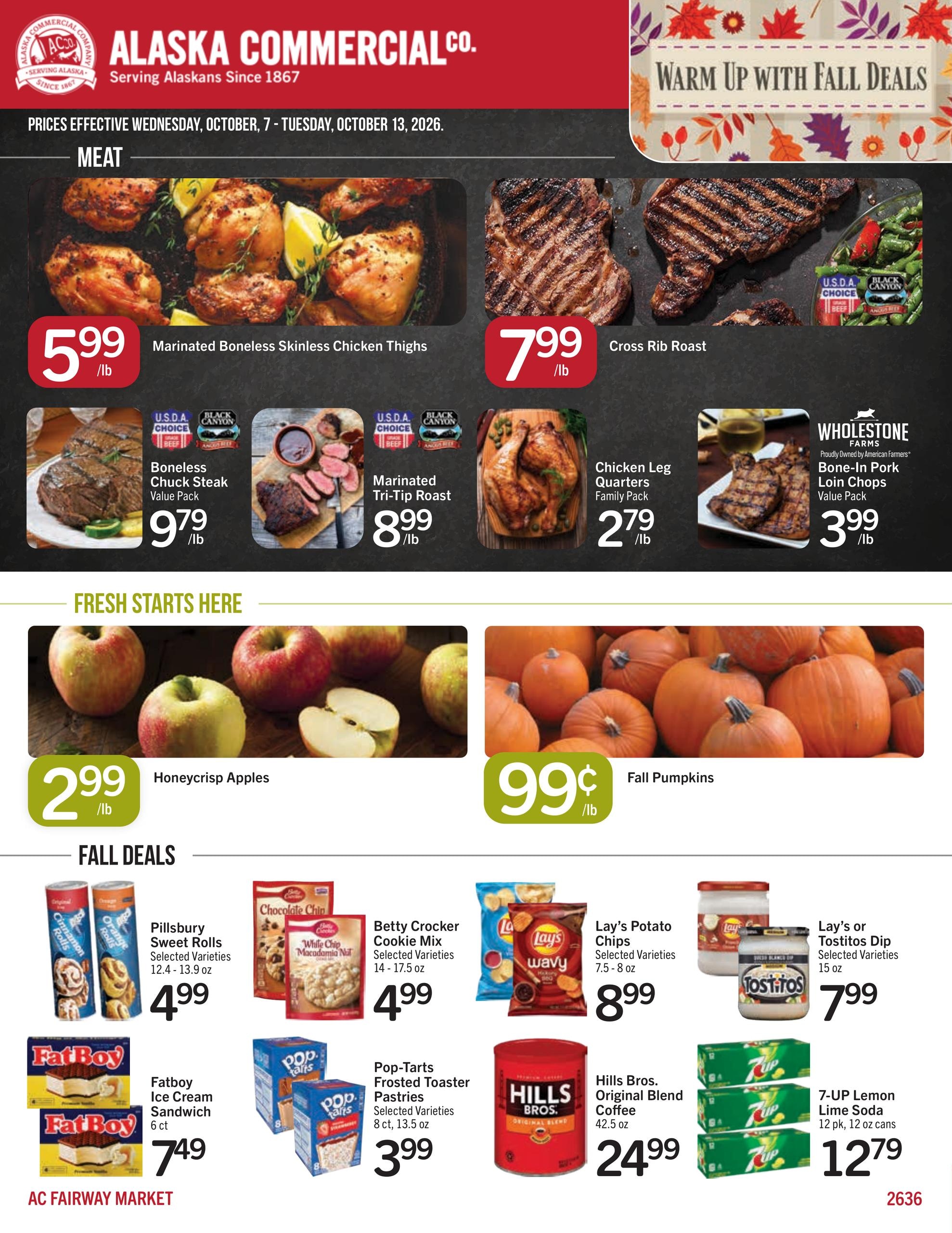 Alaska Commercial weekly ad page 1