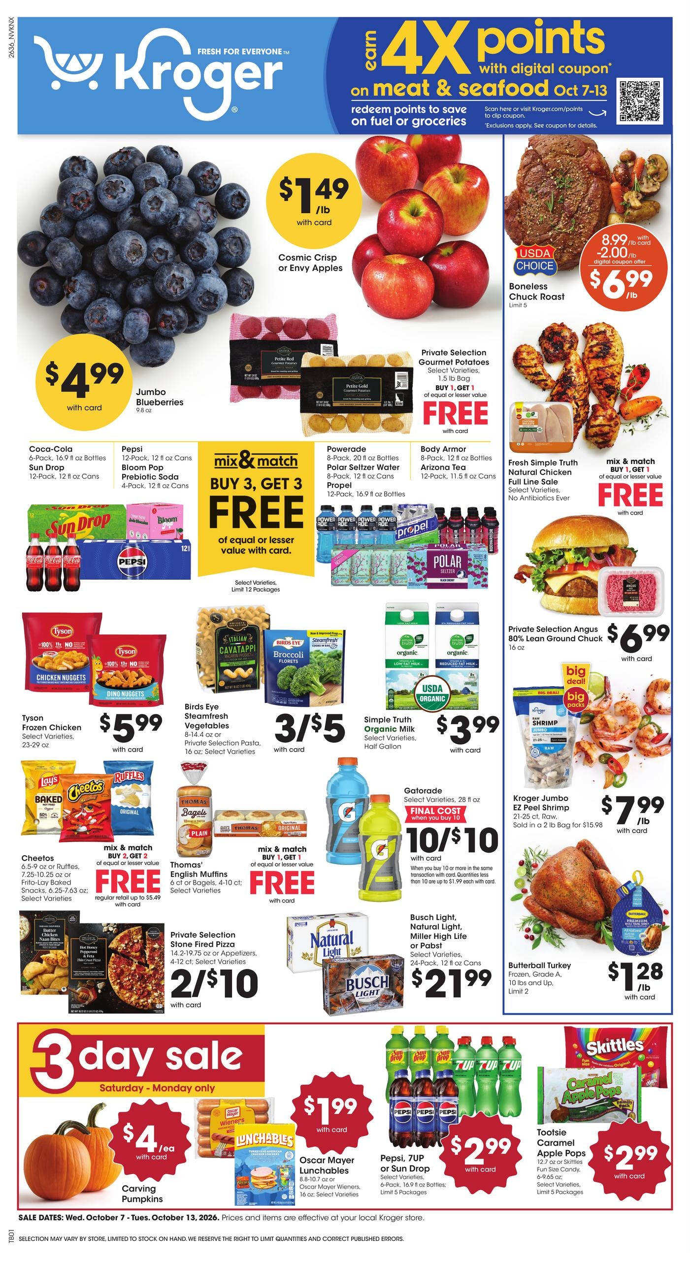 Kroger weekly ad page 1