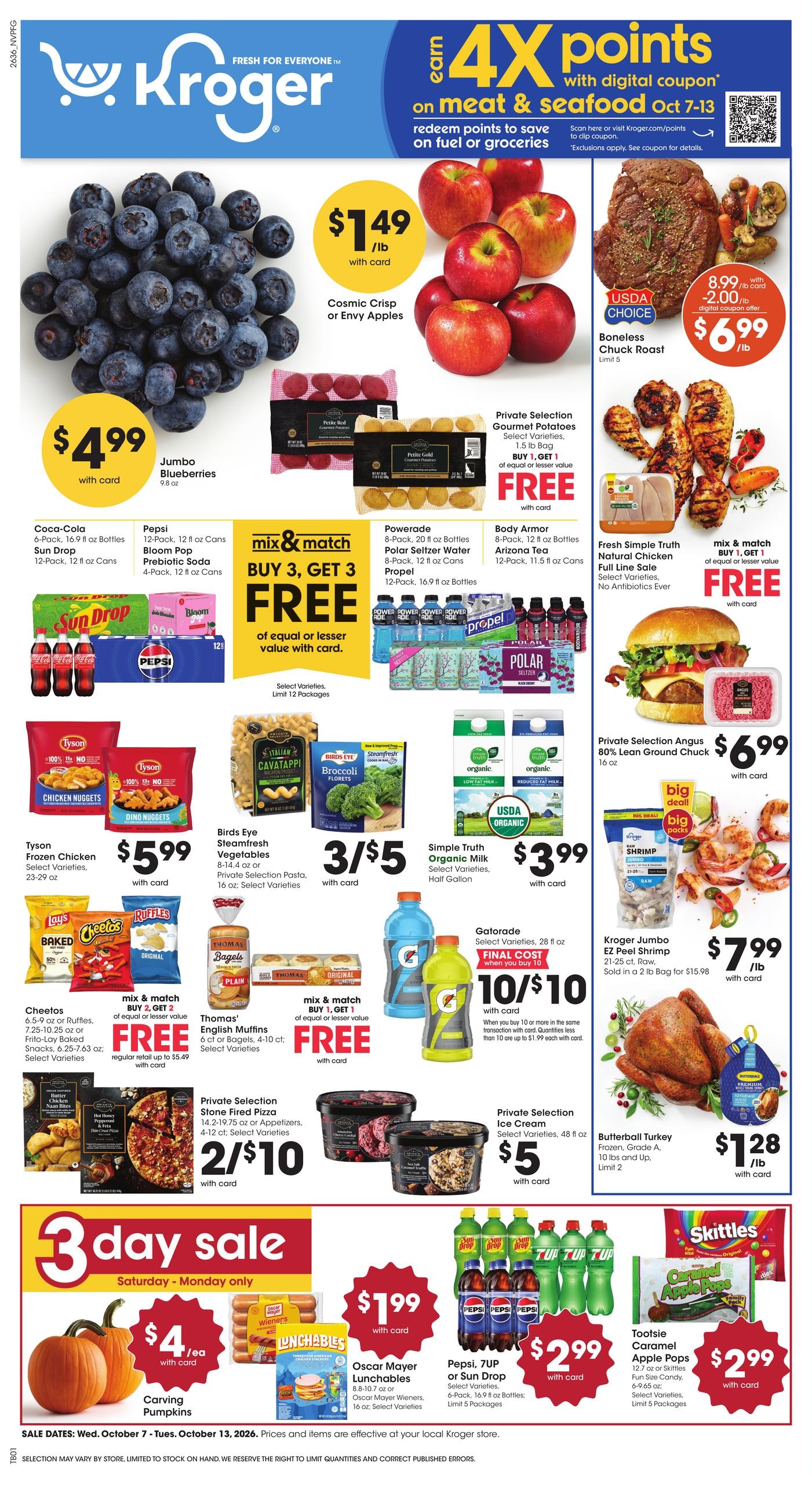 Kroger weekly ad page 1