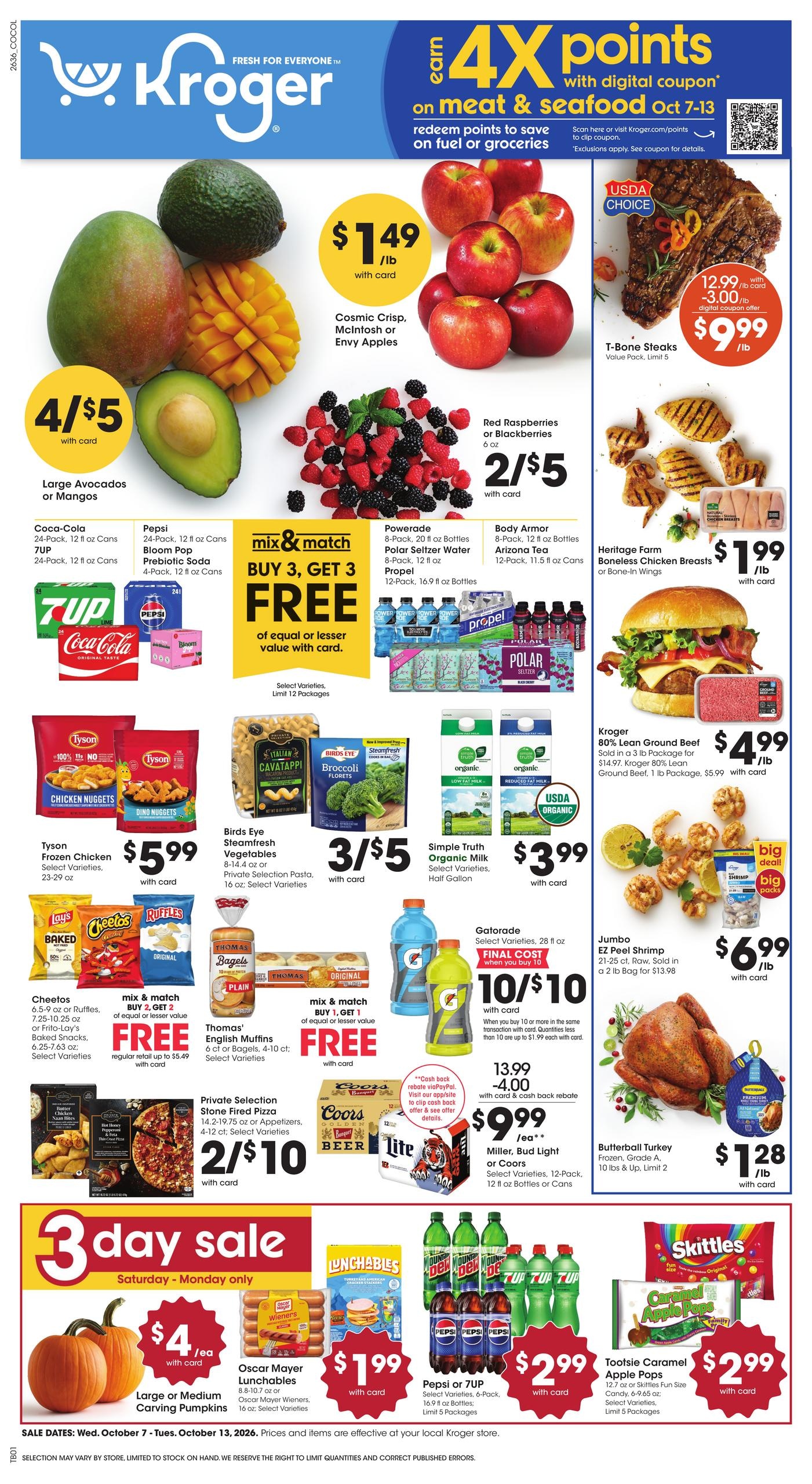 Kroger weekly ad page 1