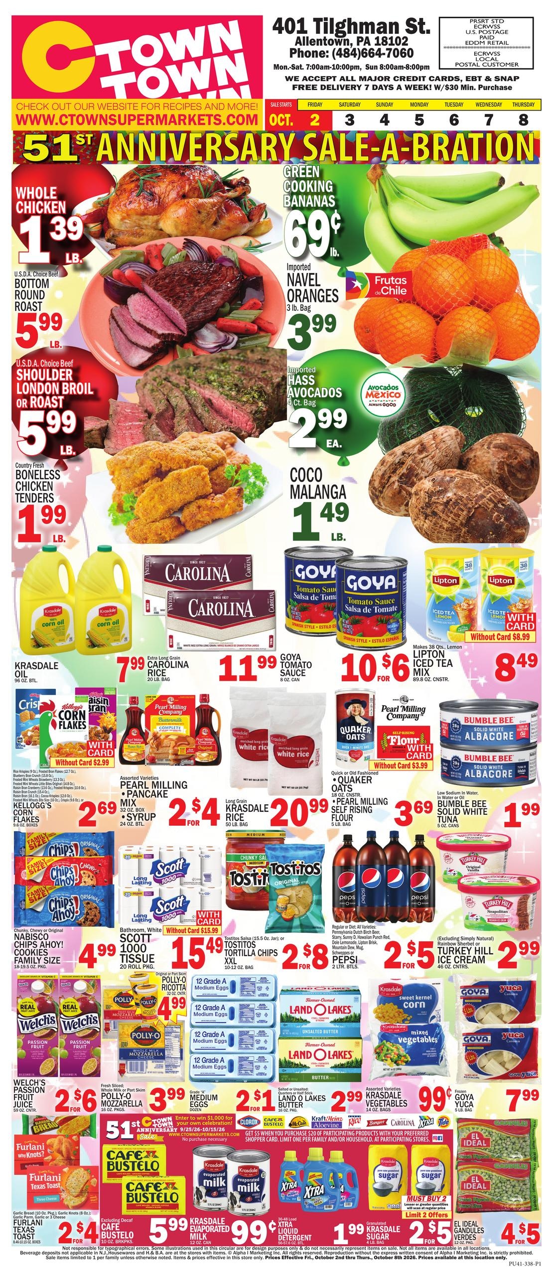 C Town weekly ad page 1