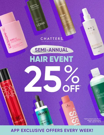 Chatters Salon Flyer