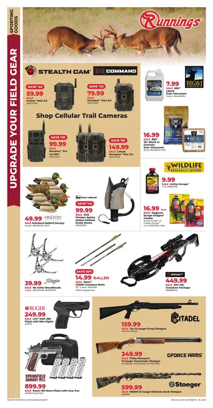 Runnings Upgrade your field gear