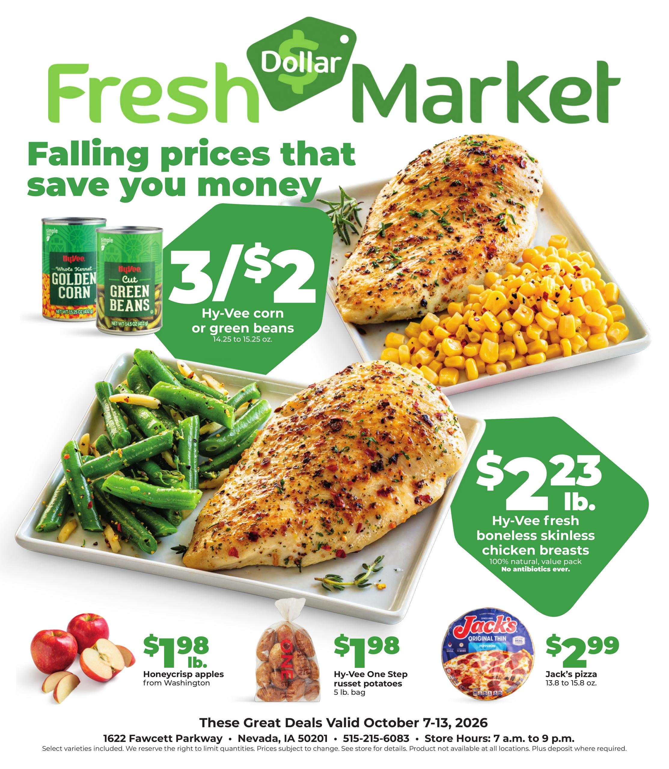 Hy-Vee weekly ad page 1