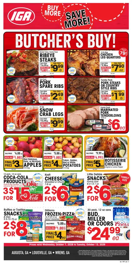 IGA Southeast flyer