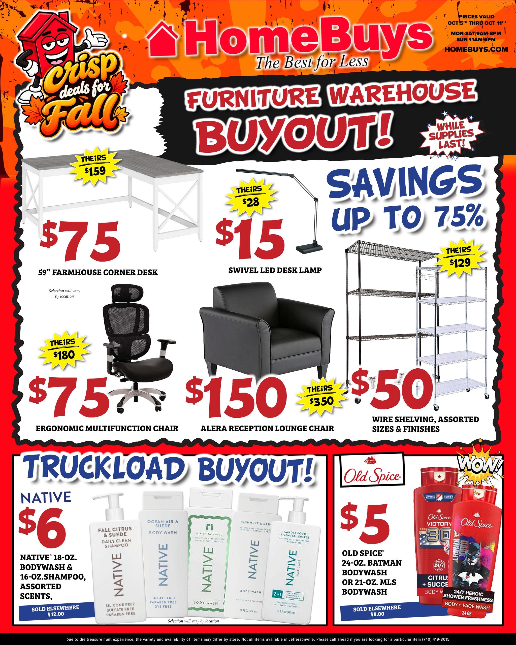 HomeBuys weekly ad page 1