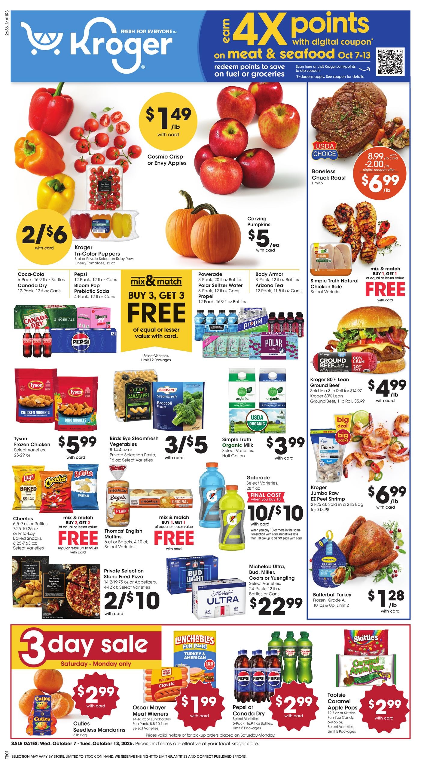 Kroger weekly ad page 1