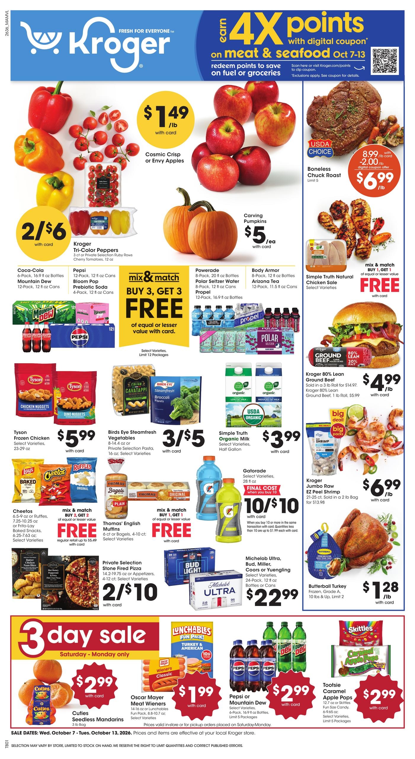 Kroger weekly ad page 1