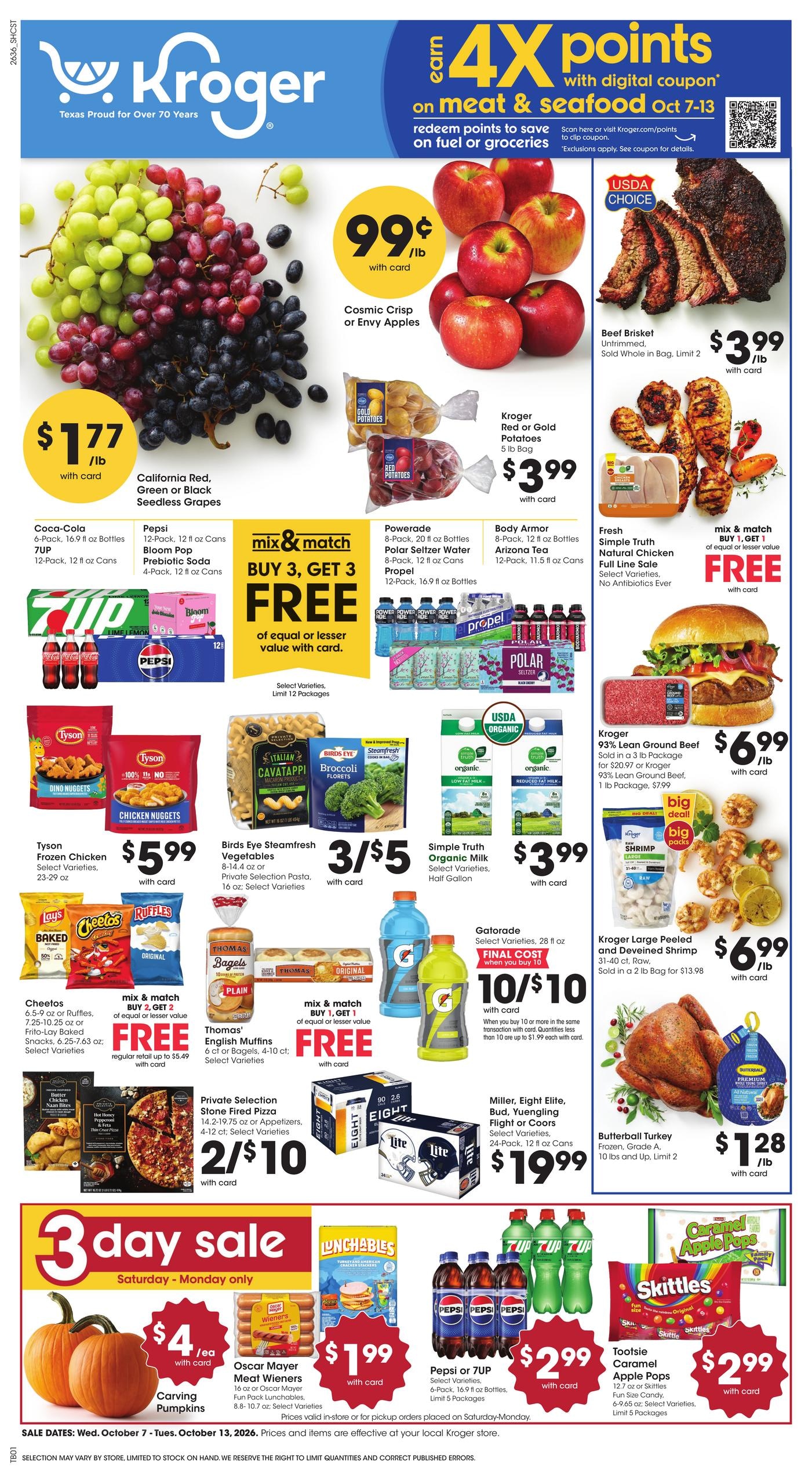 Kroger weekly ad page 1