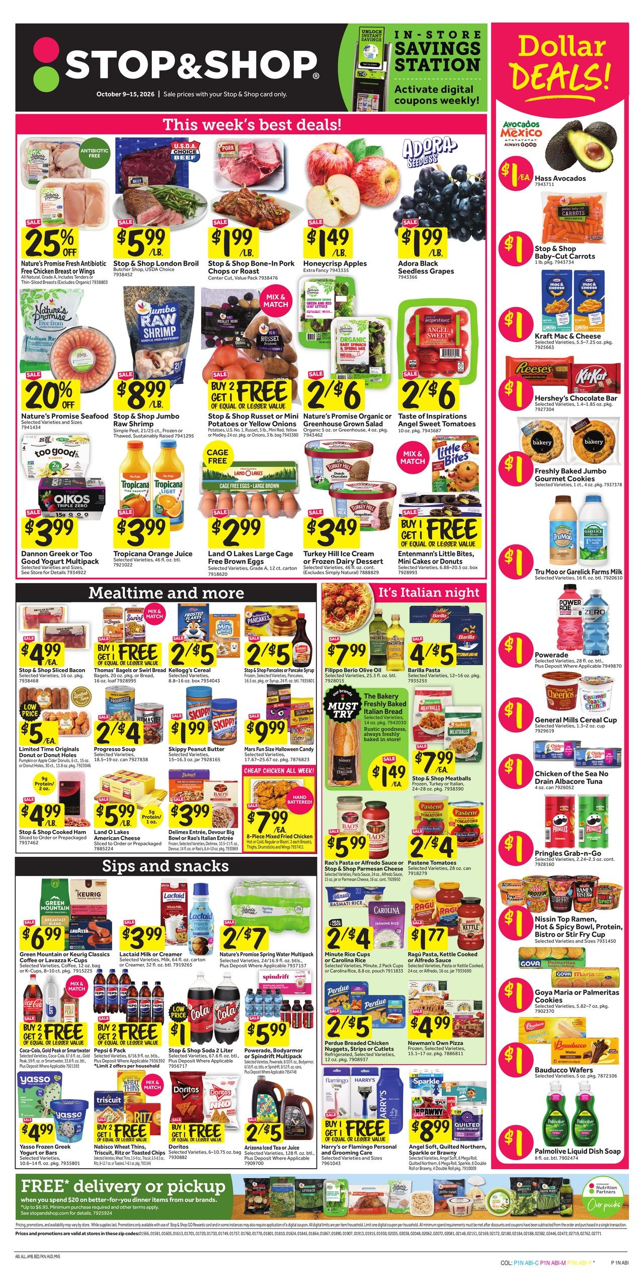 Stop & Shop weekly ad page 1
