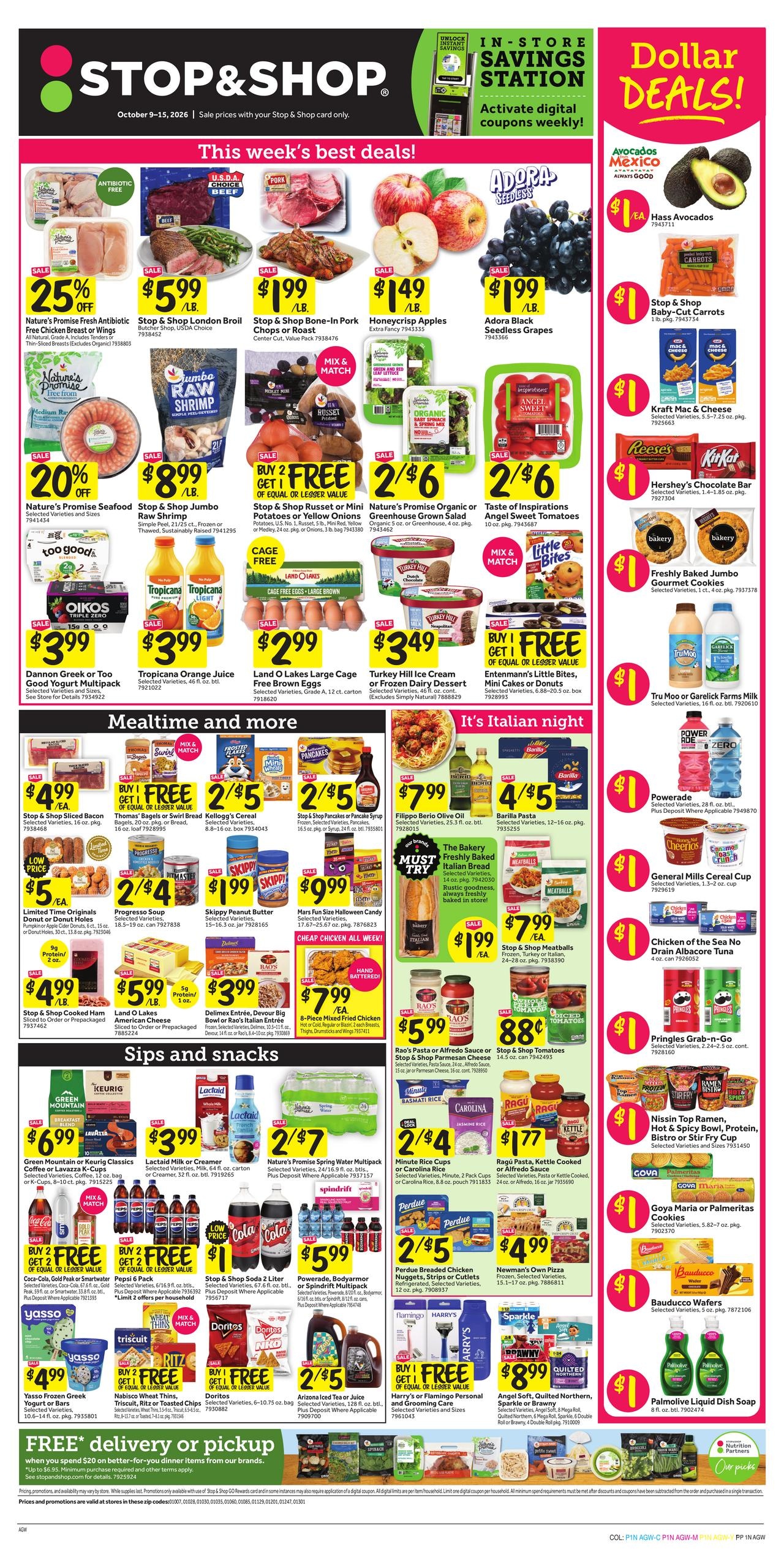 Stop & Shop weekly ad page 1