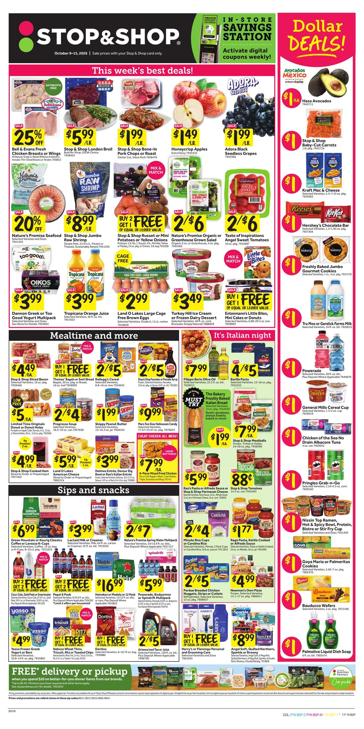 Stop & Shop weekly ad page 1