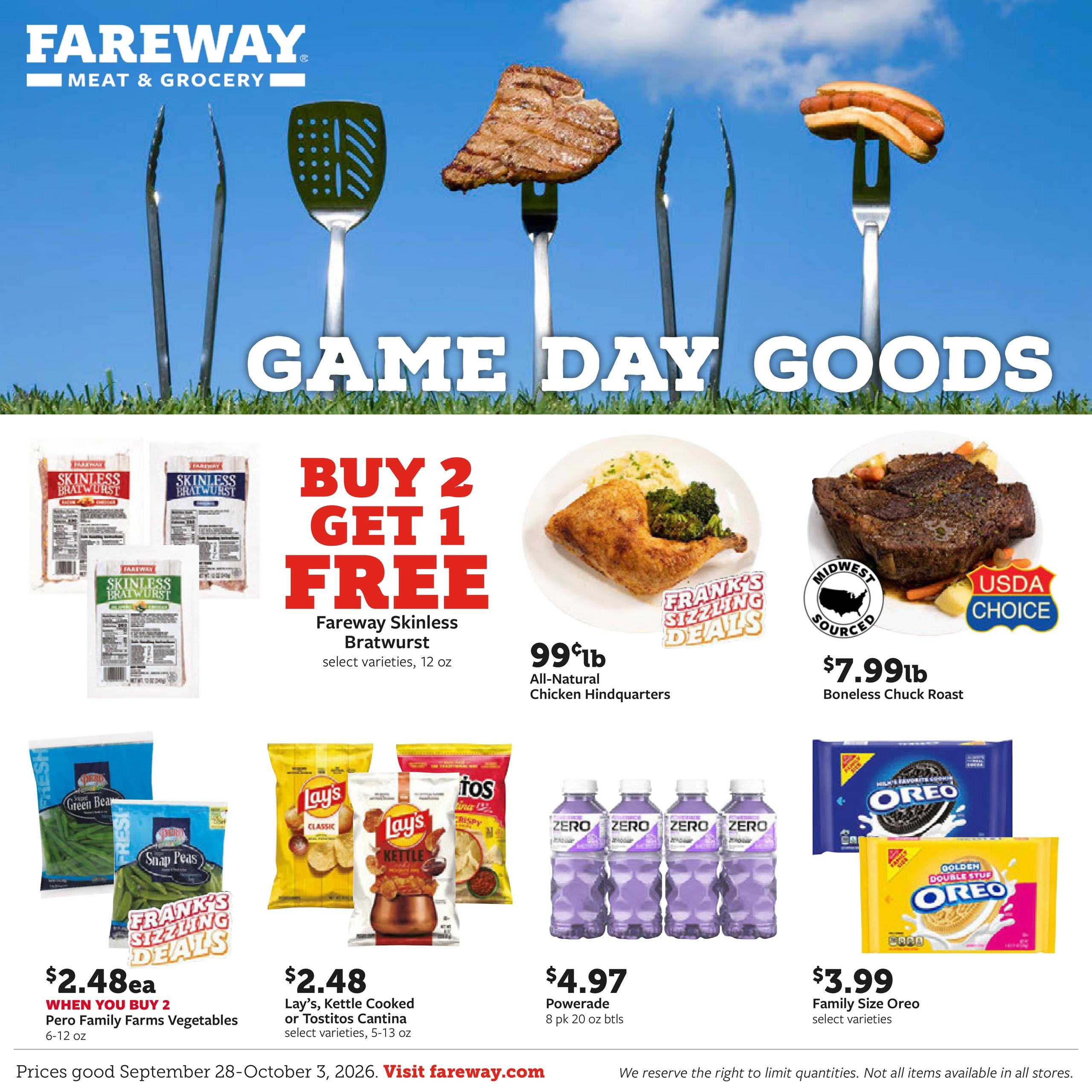 Fareway weekly ad page 1