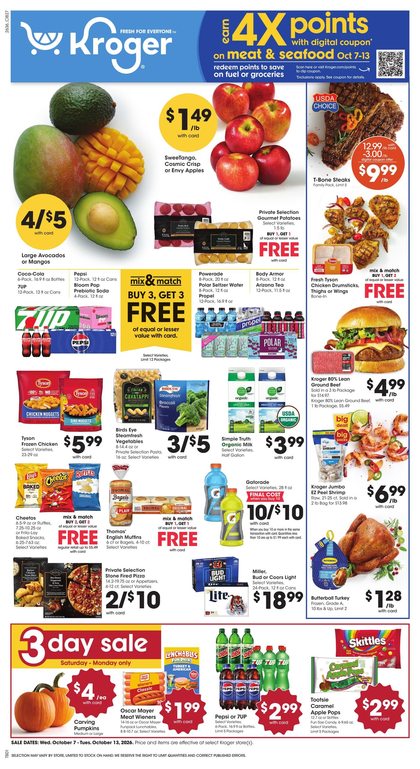 Kroger weekly ad page 1