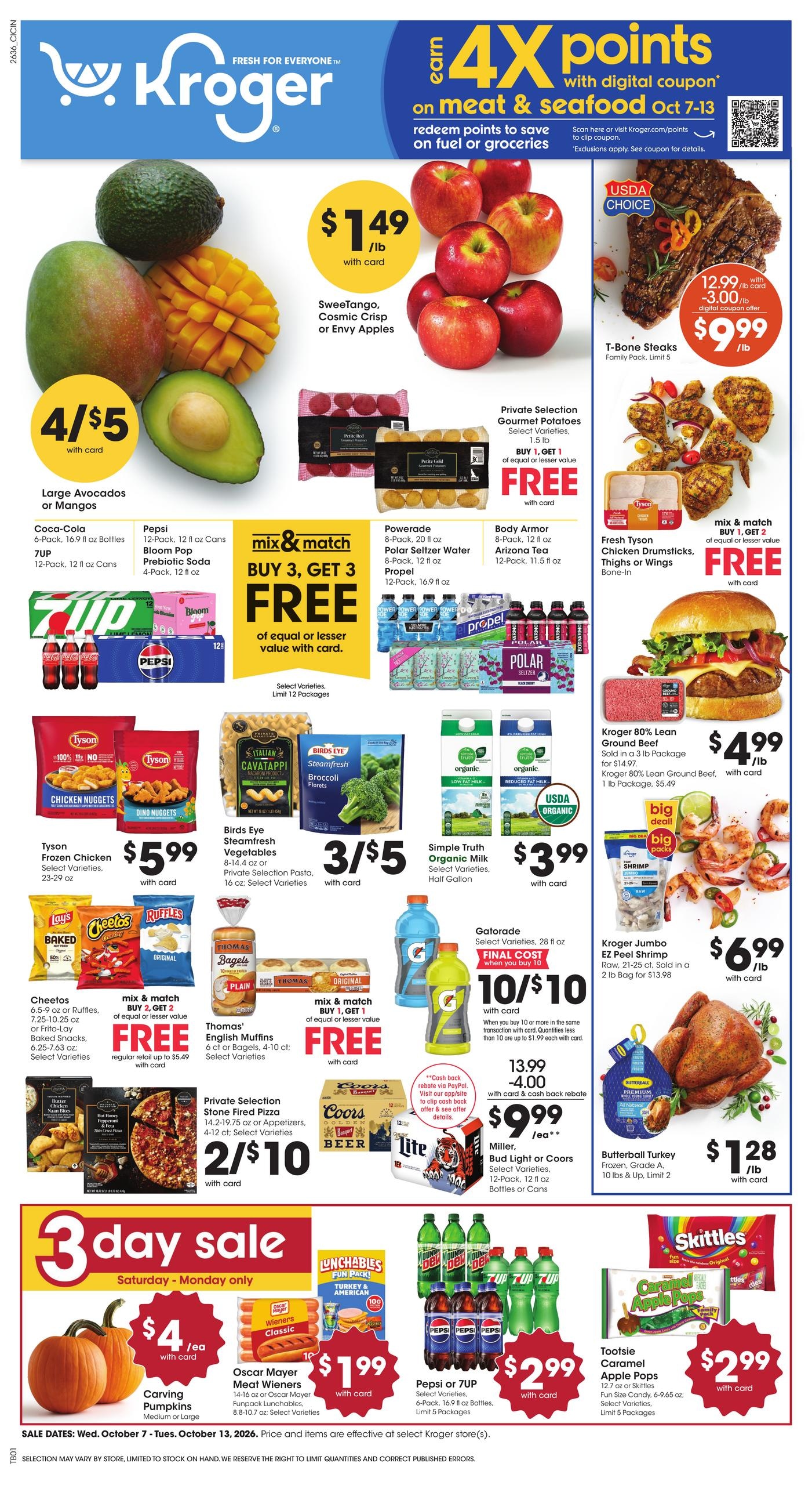 Kroger weekly ad page 1
