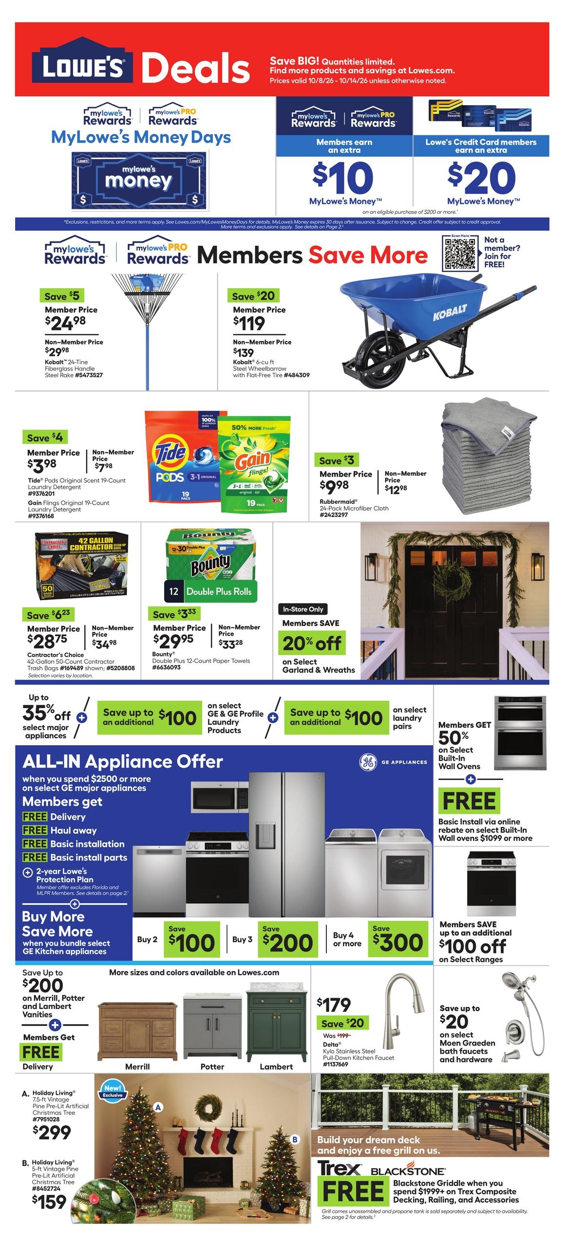 Lowe's weekly ad page 1