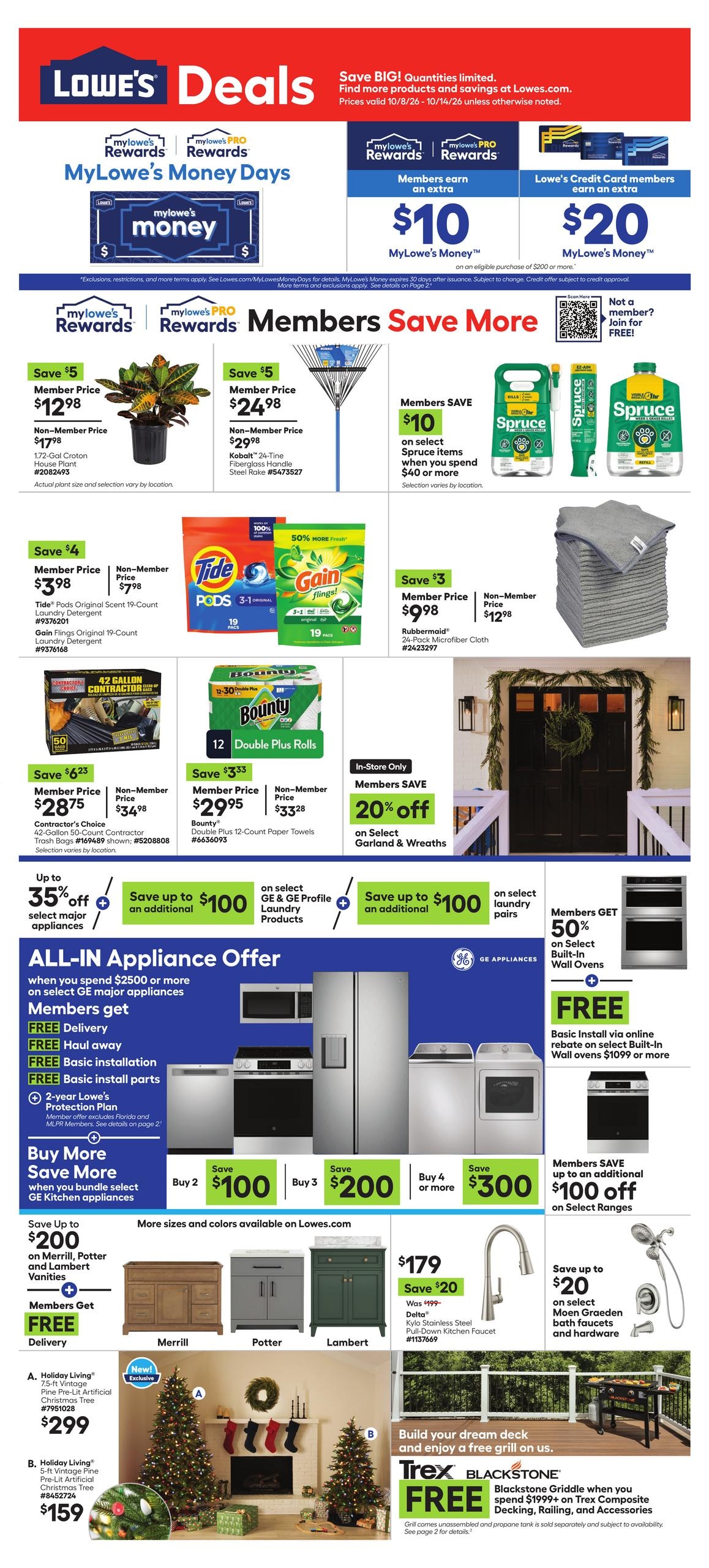 Lowe's weekly ad page 1