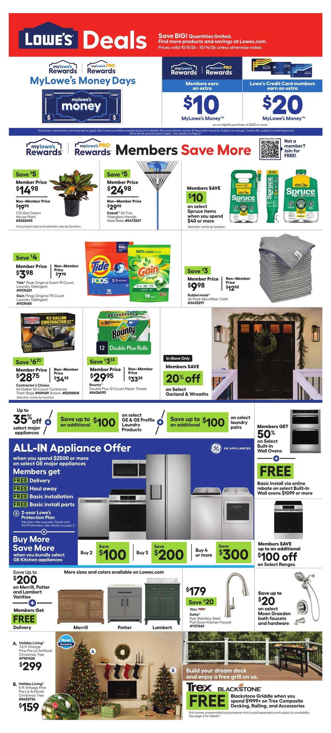 Lowe's weekly ad page 1