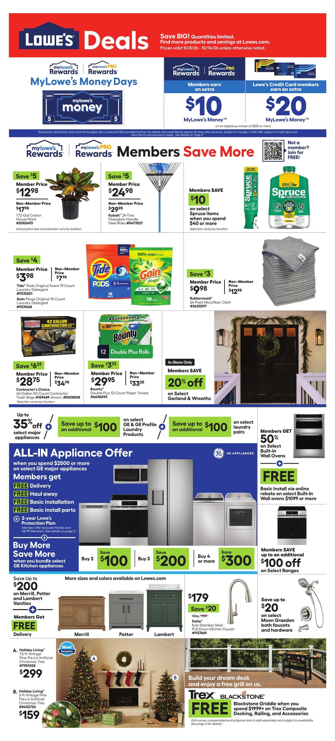 Lowe's weekly ad page 1