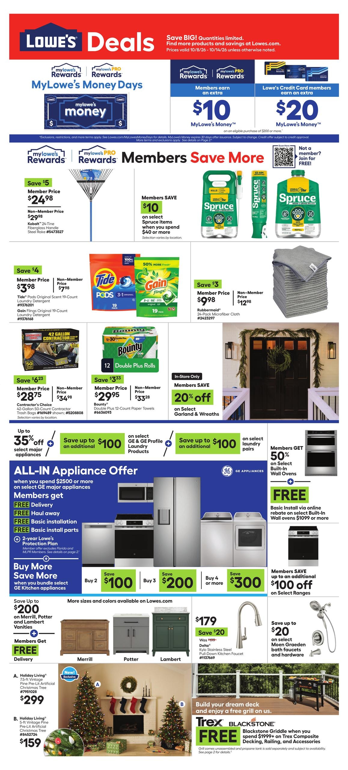 Lowe's weekly ad page 1