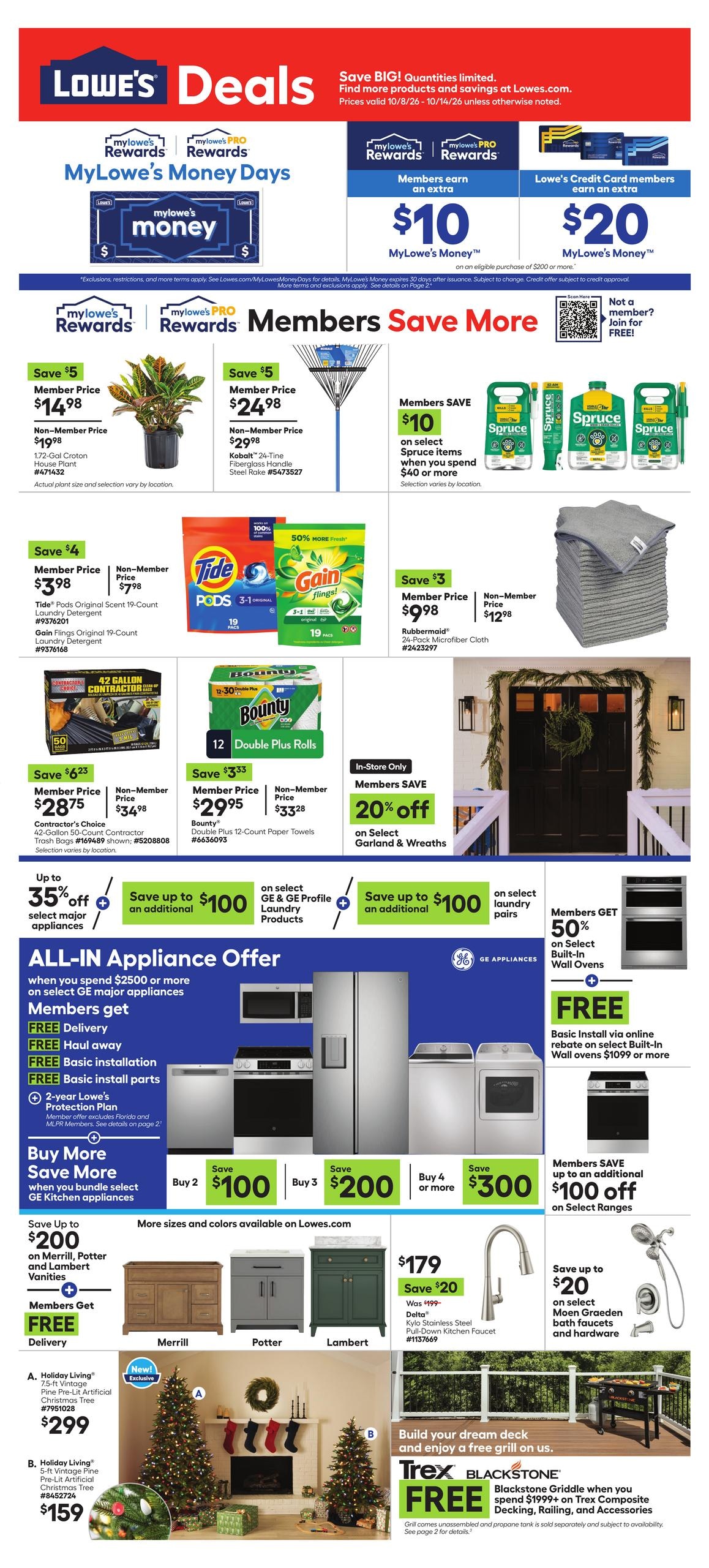 Lowe's weekly ad page 1