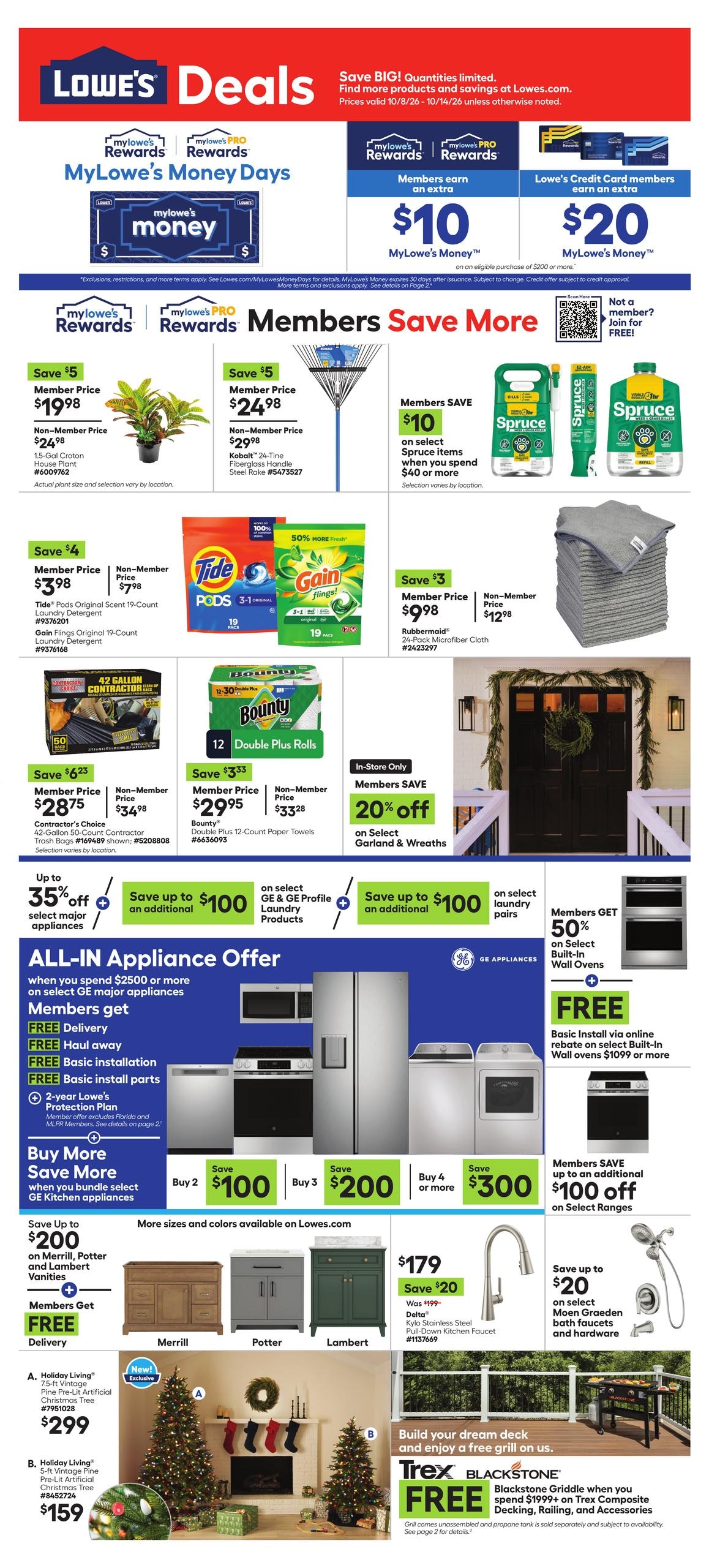 Lowe's weekly ad page 1