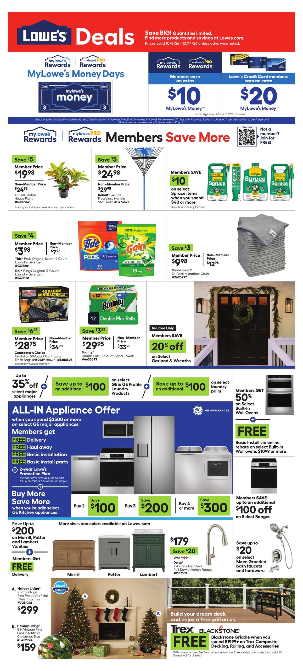 Lowe's weekly ad page 1