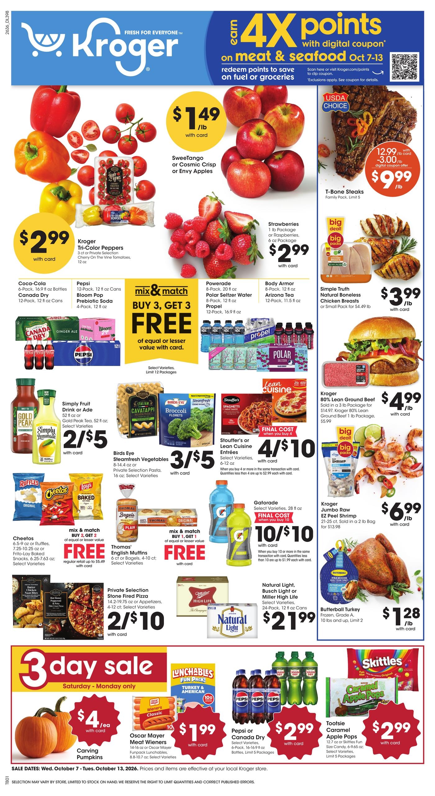 Kroger weekly ad page 1