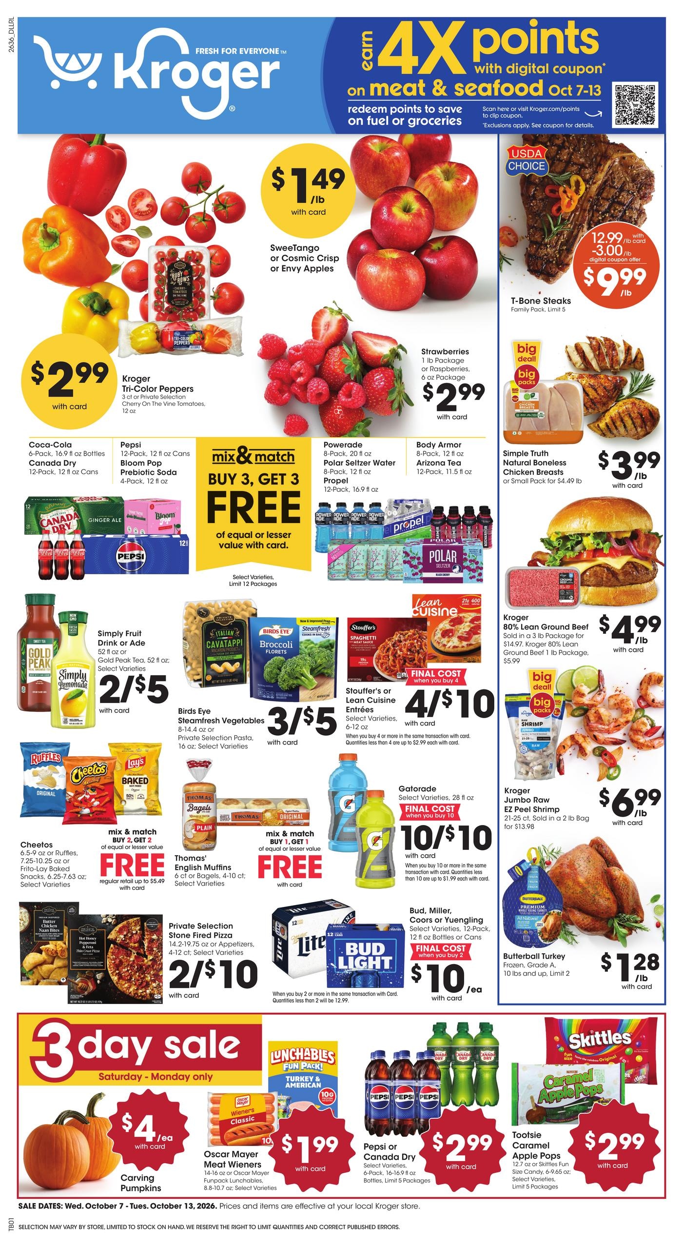 Kroger weekly ad page 1