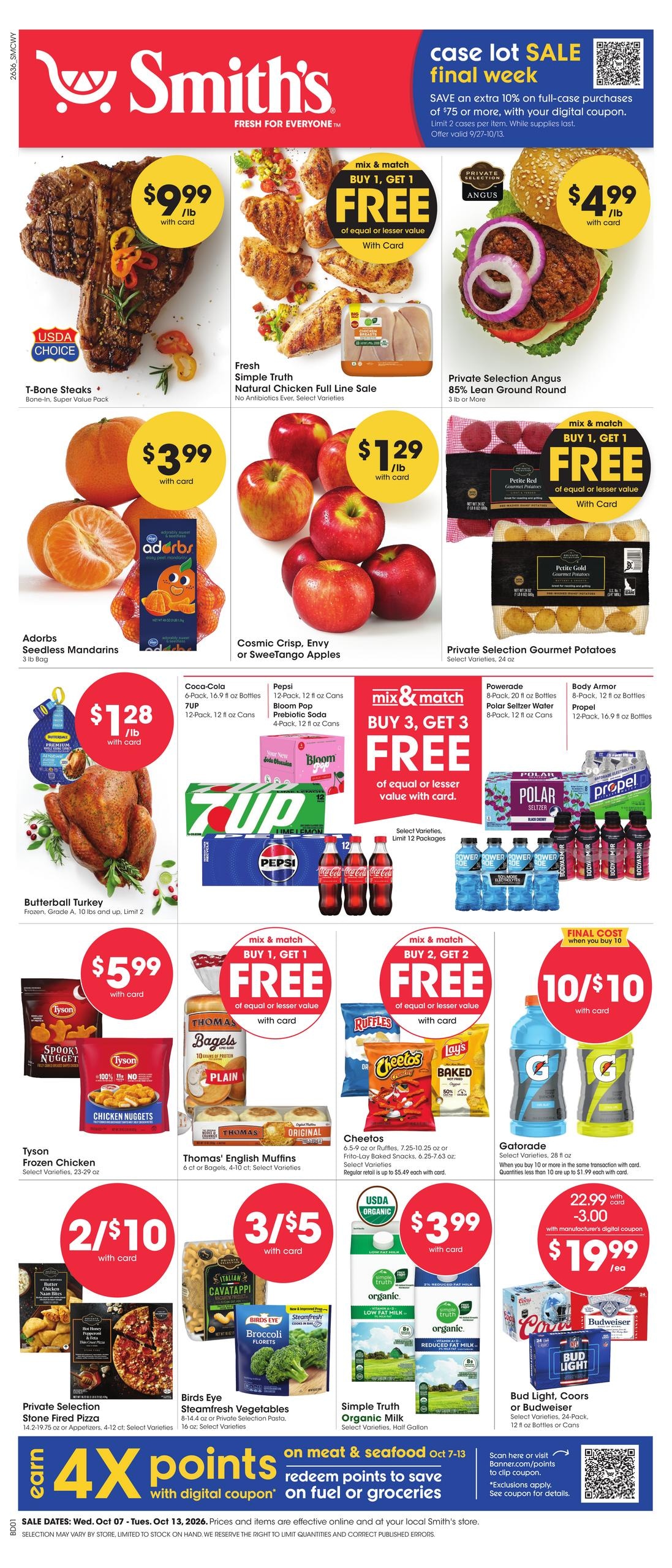 Smith's weekly ad page 1