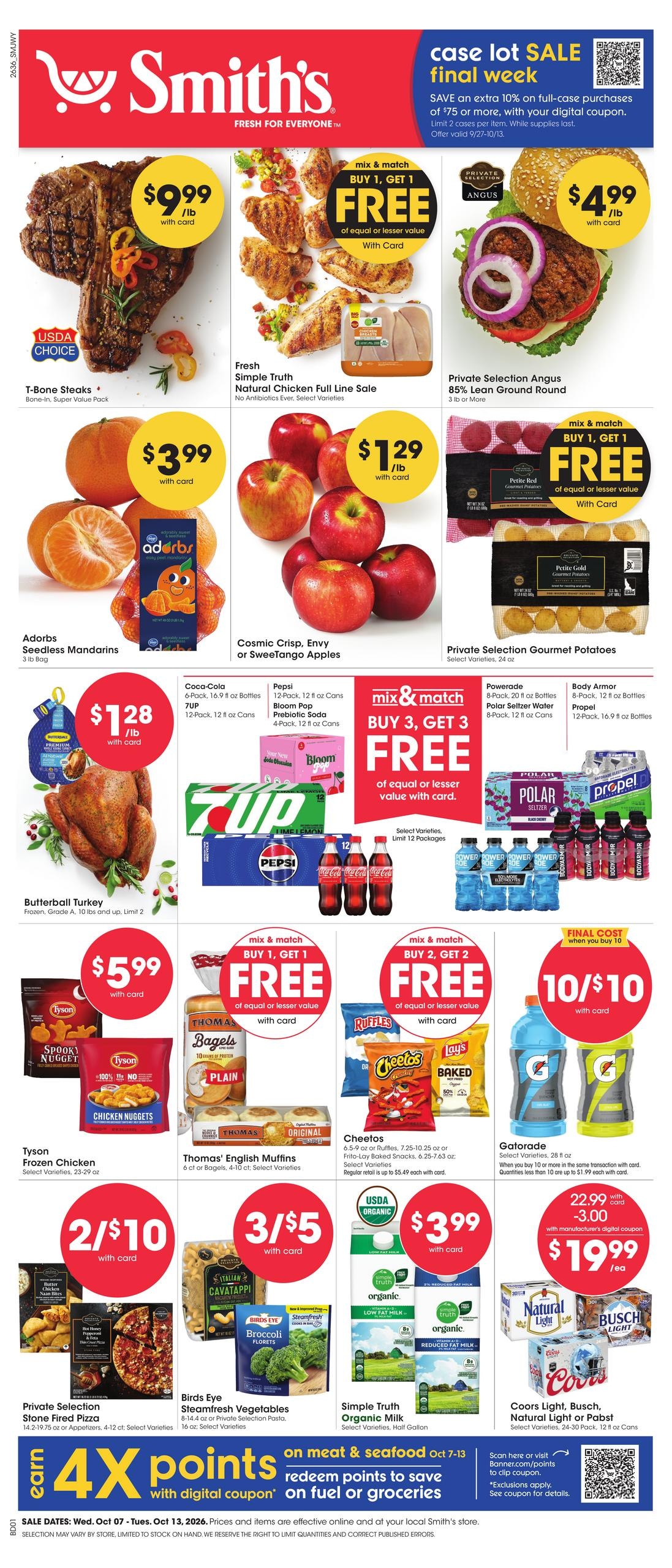 Smith's weekly ad page 1