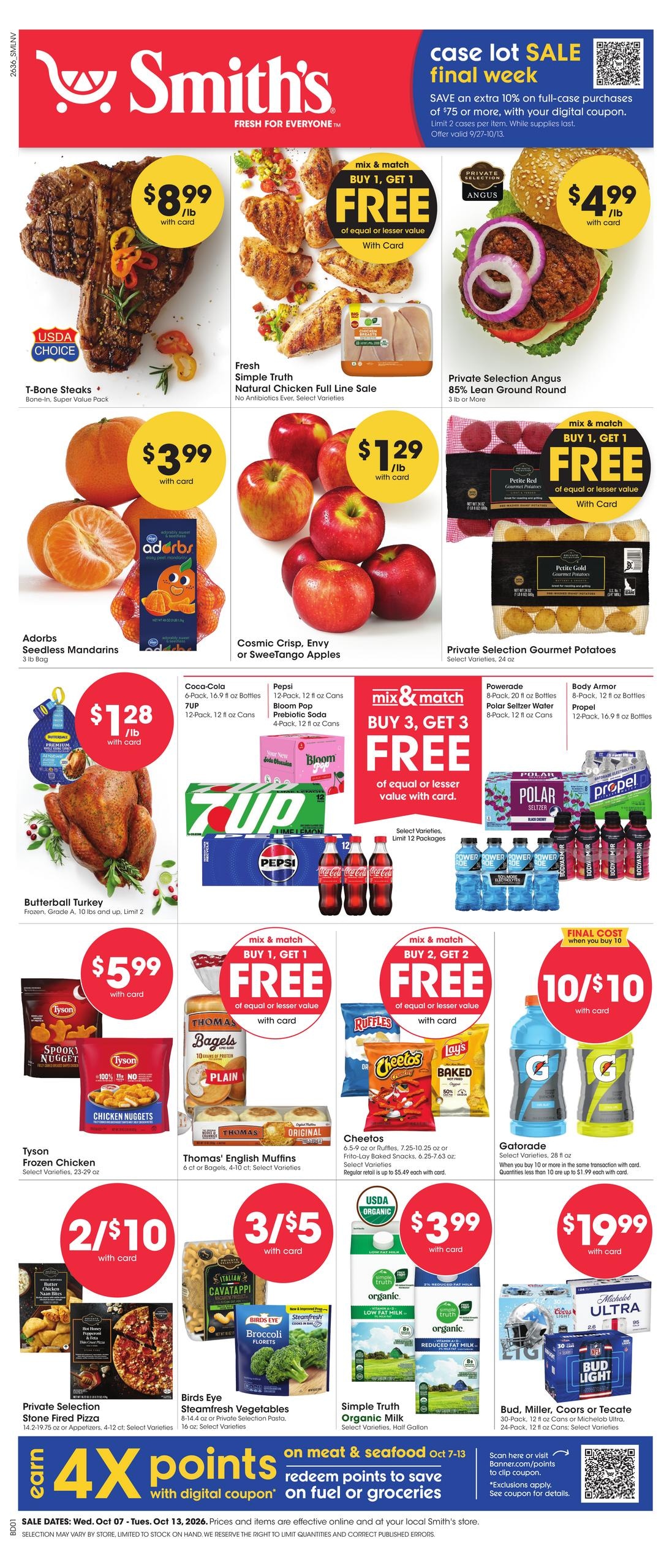 Smith's weekly ad page 1