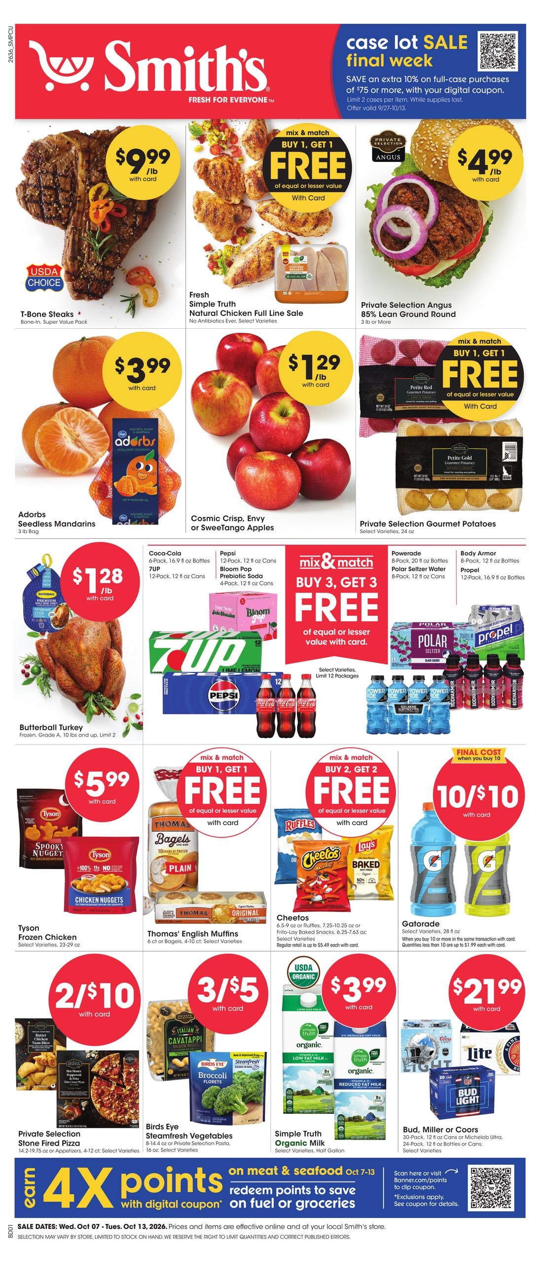 Smith's weekly ad page 1