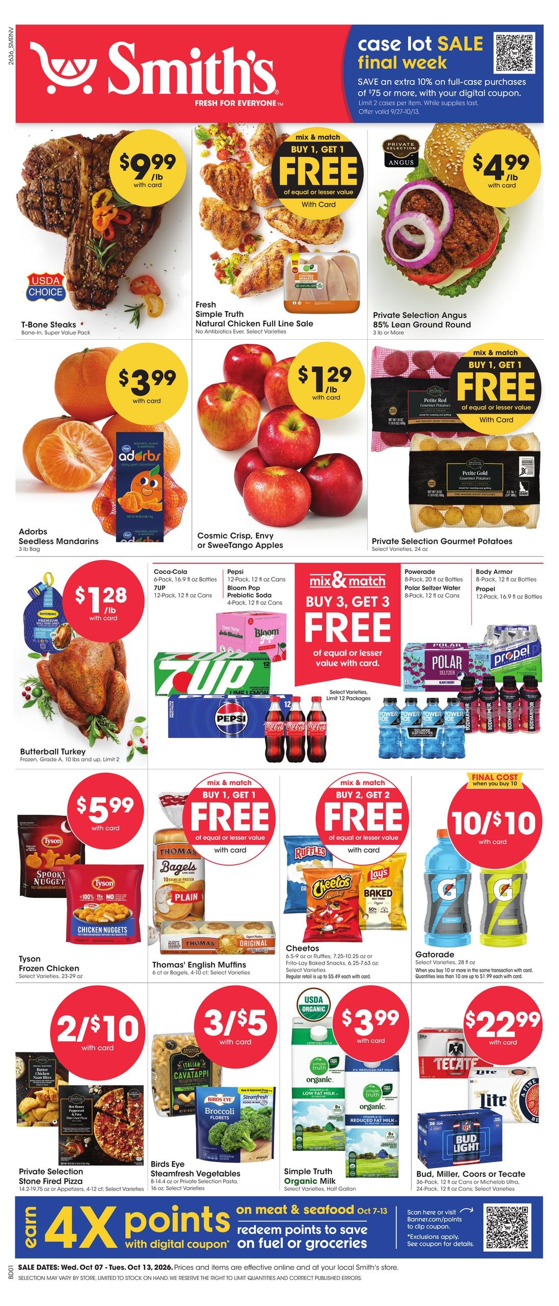 Smith's weekly ad page 1