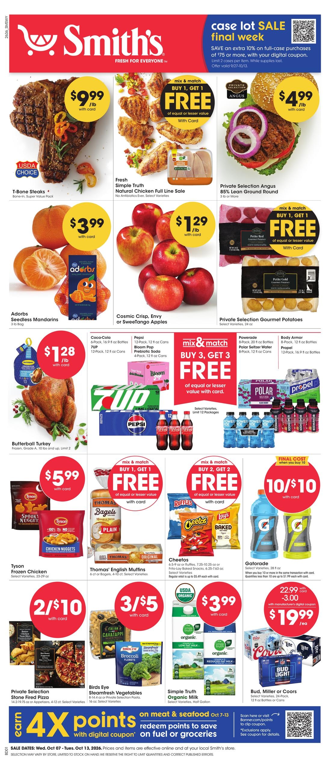 Smith's weekly ad page 1